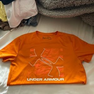 orange, boys tshirt